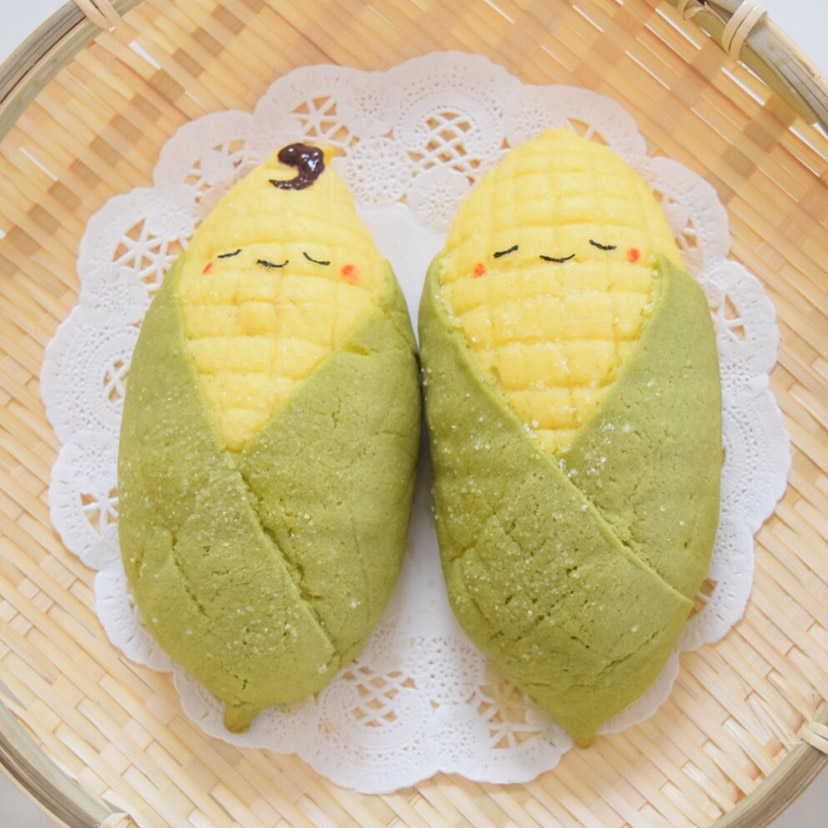 かわいいとうもろこしパンの作り方